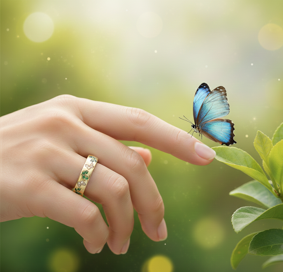 انگشتر طلا نگین دار