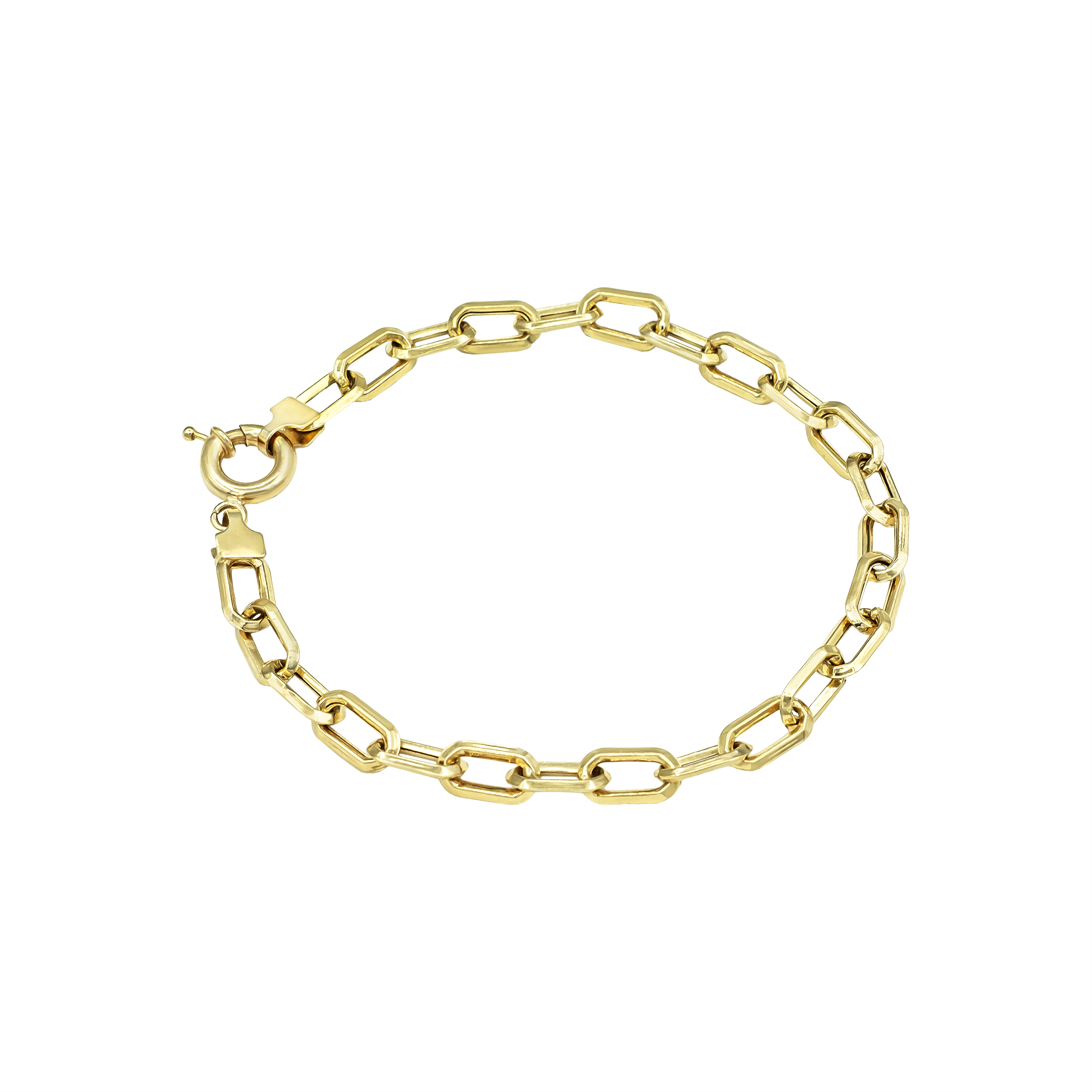 دستبند طلا بدون نگین