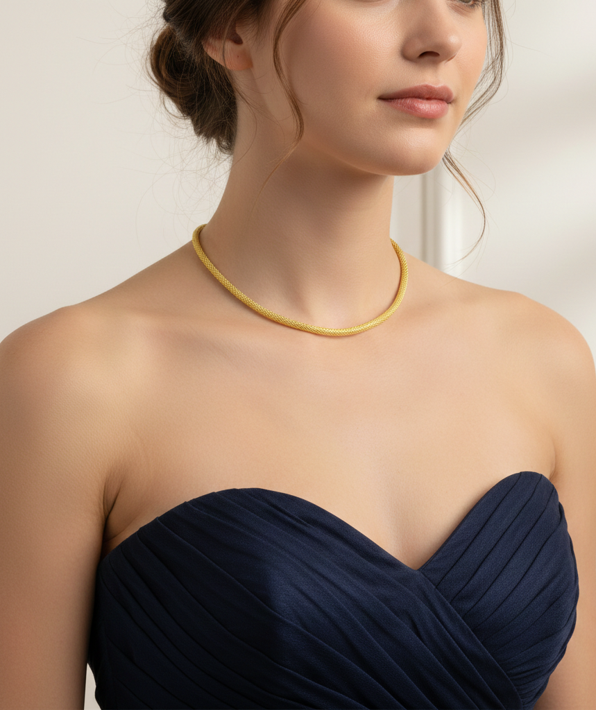 گردنبند طلا بدون نگین