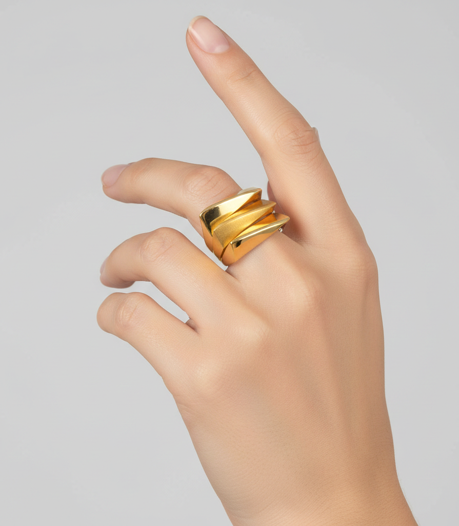 انگشتر طلا بدون نگین