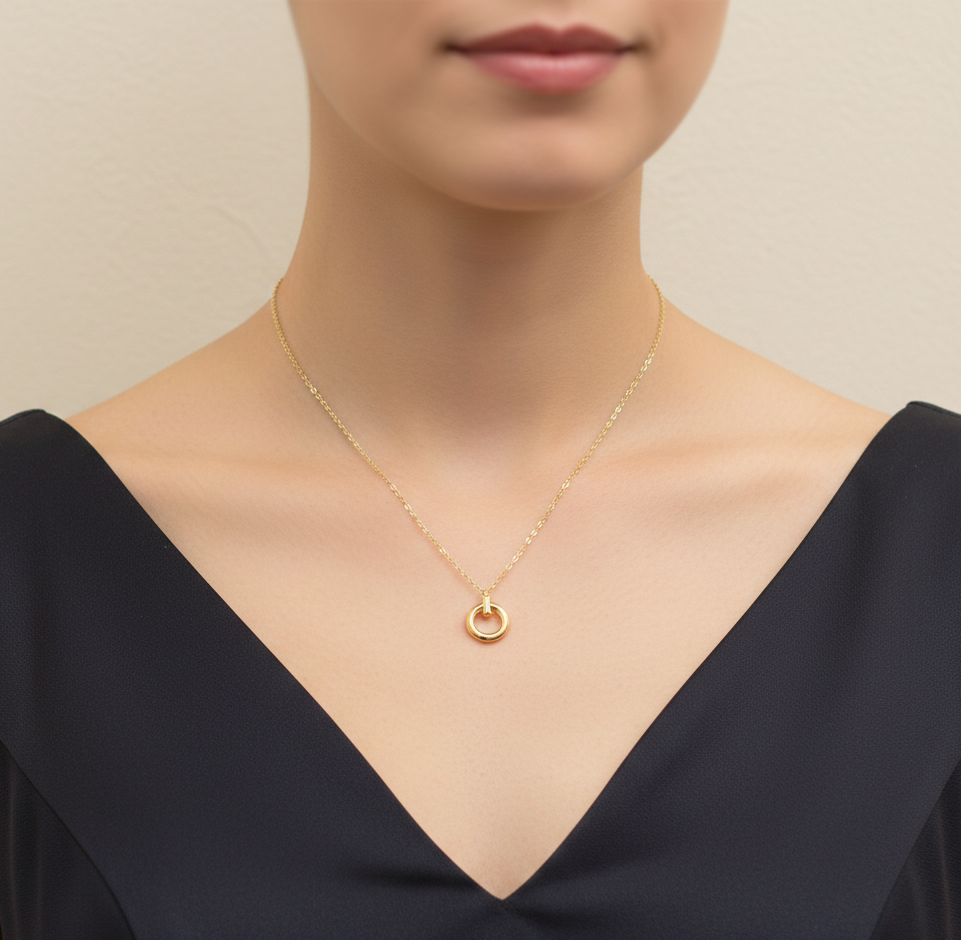 پلاک طلا بدون نگین