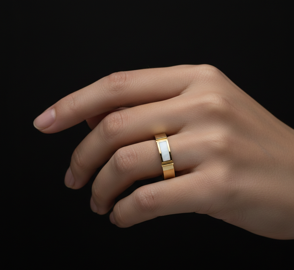 انگشتر طلا بدون نگین