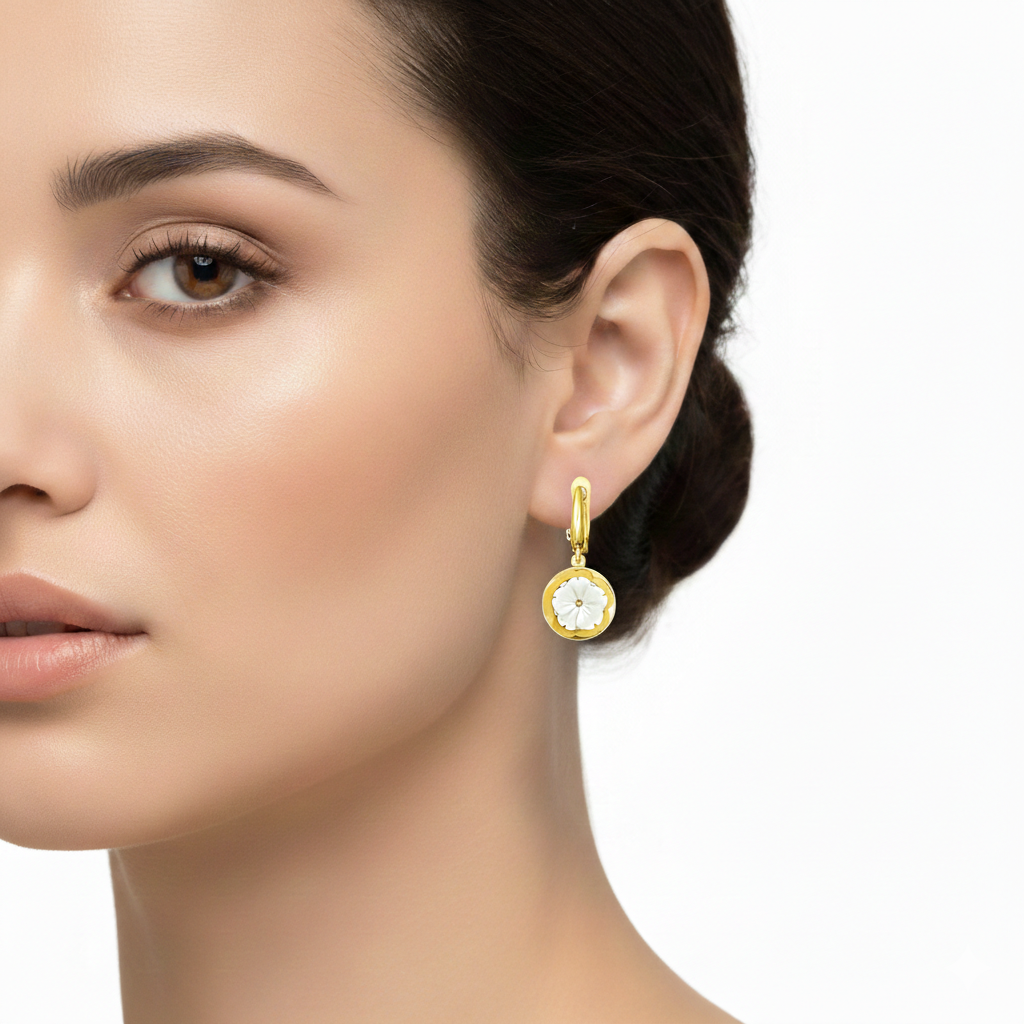 گوشواره طلا بدون نگین