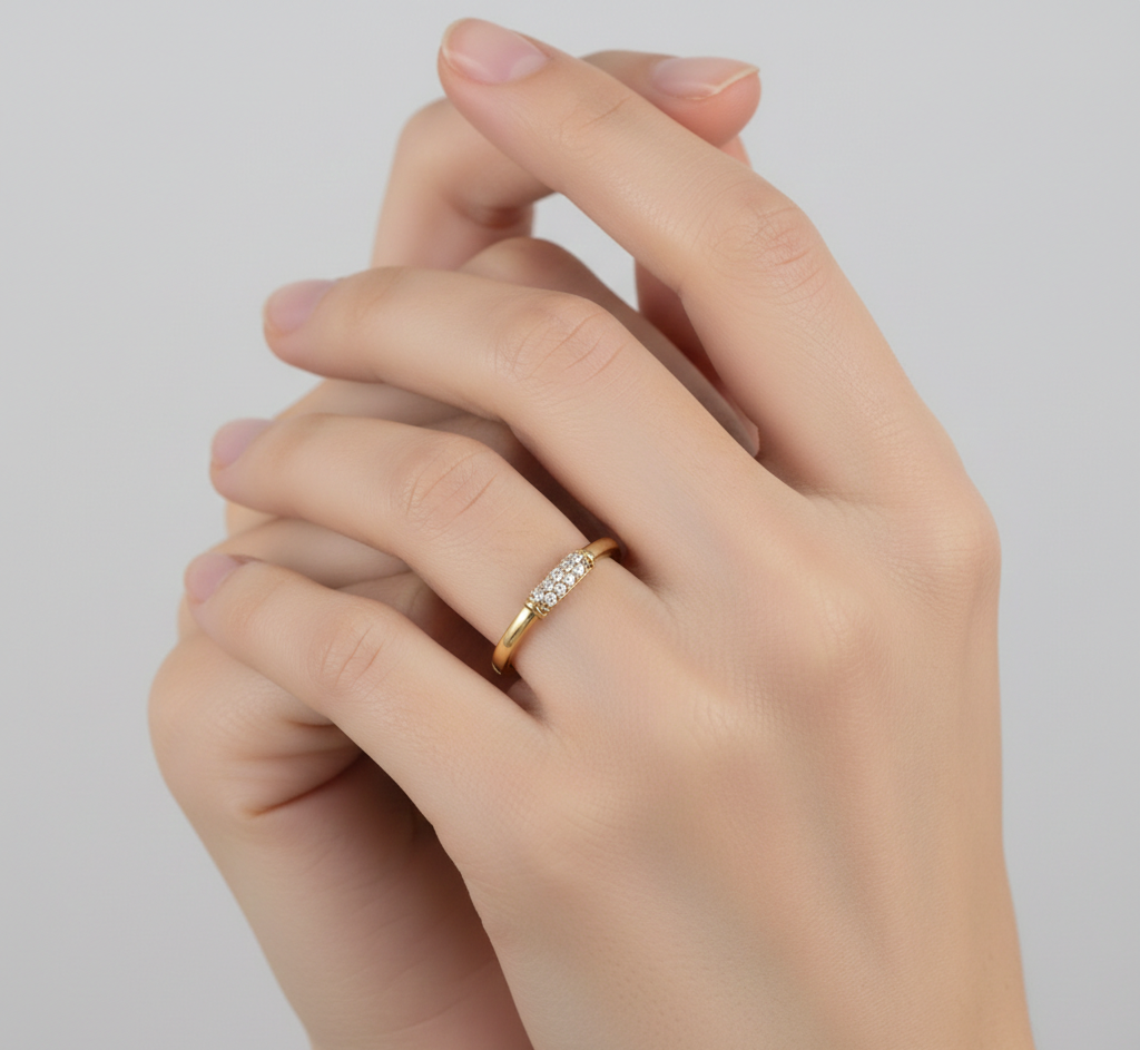 انگشتر طلا نگین دار