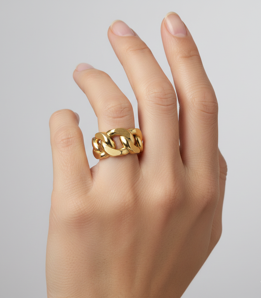 انگشتر طلا بدون نگین