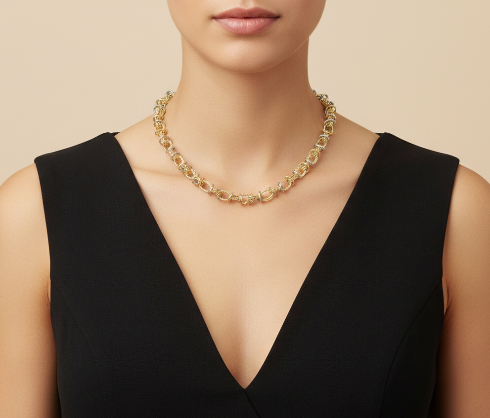 گردنبند طلا بدون نگین