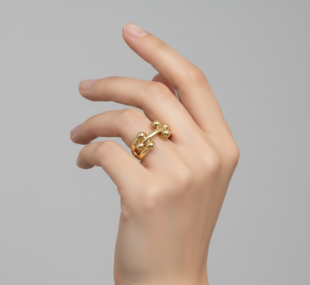 انگشتر طلا بدون نگین