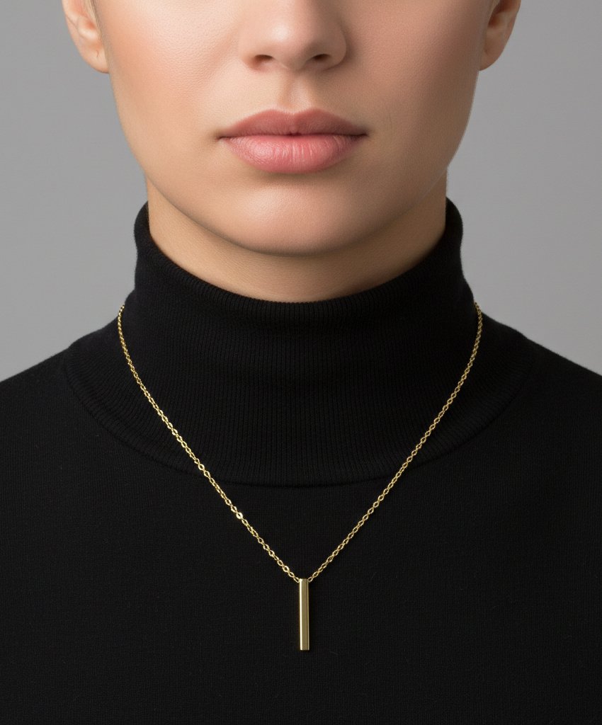 گردنبند طلا بدون نگین