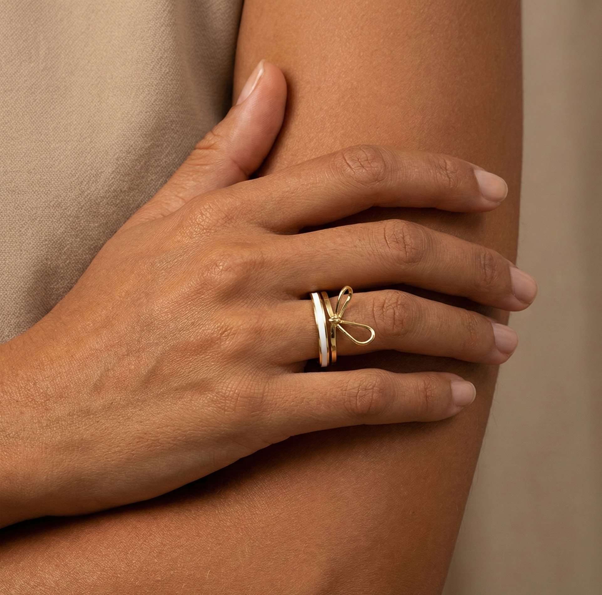 انگشتر طلا بدون نگین