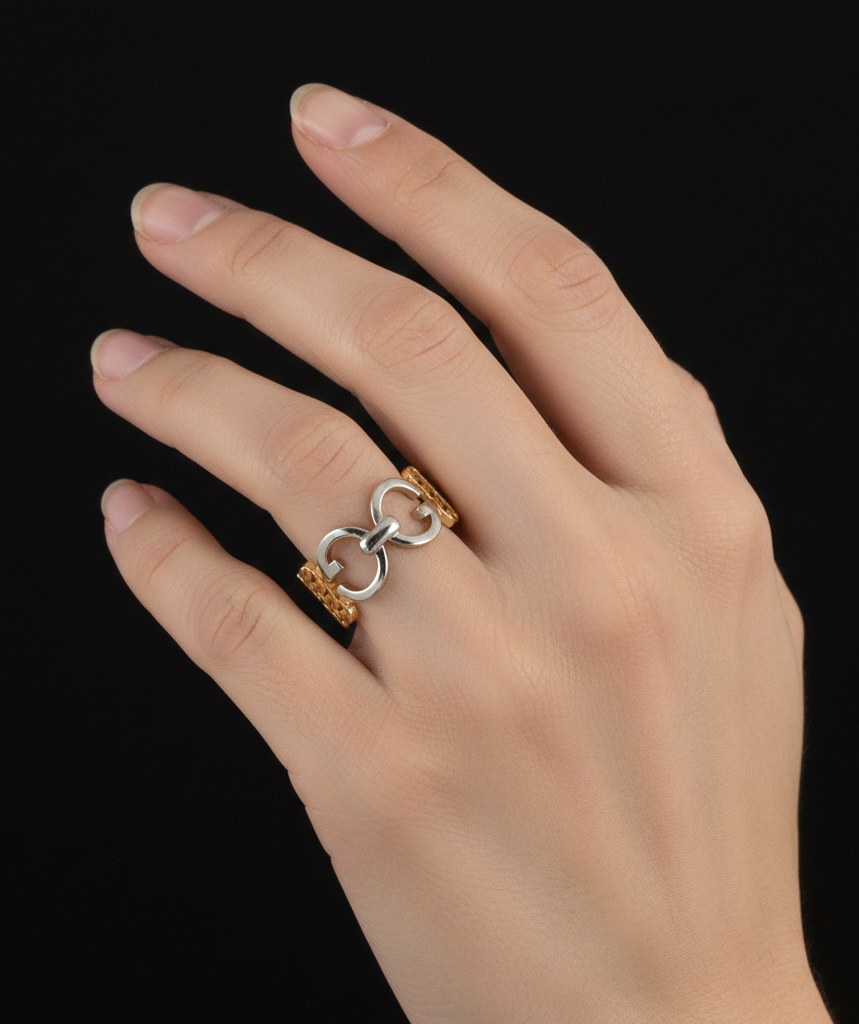 انگشتر طلا بدون نگین