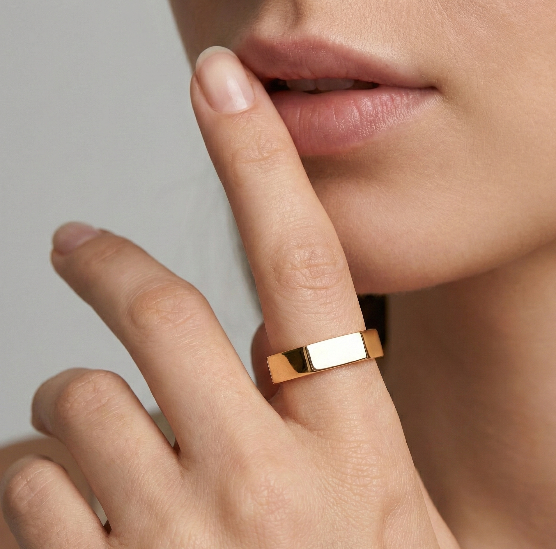 انگشتر طلا بدون نگین