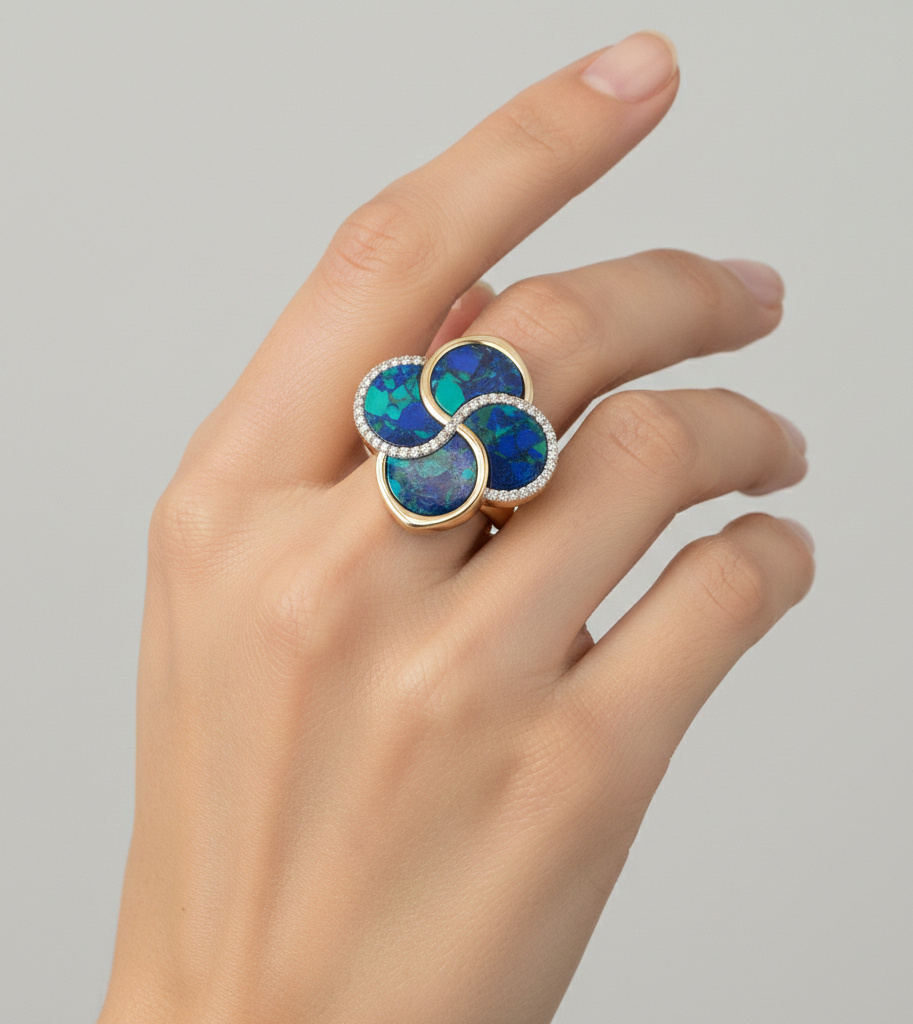 انگشتر طلا نگین دار