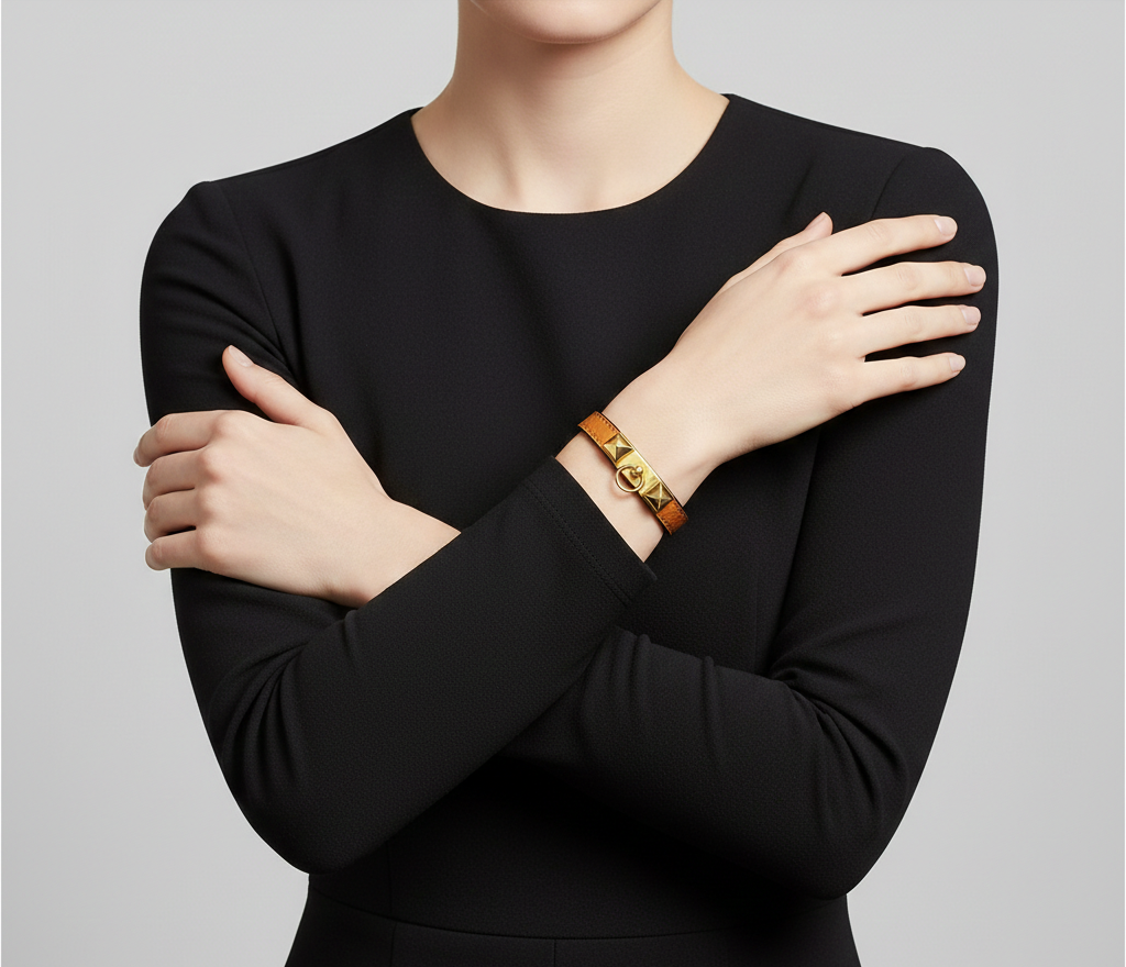 دستبند طلا بدون نگین