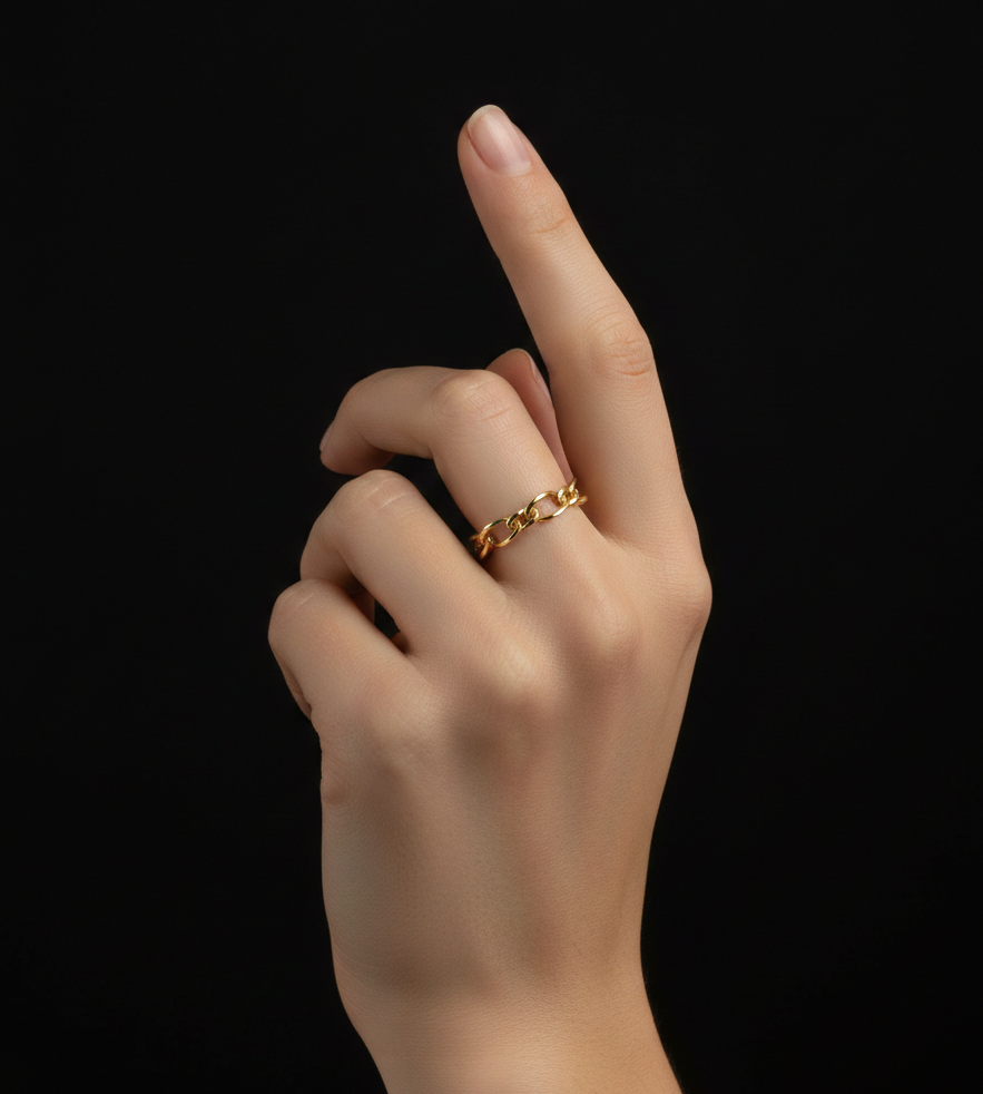 انگشتر طلا بدون نگین