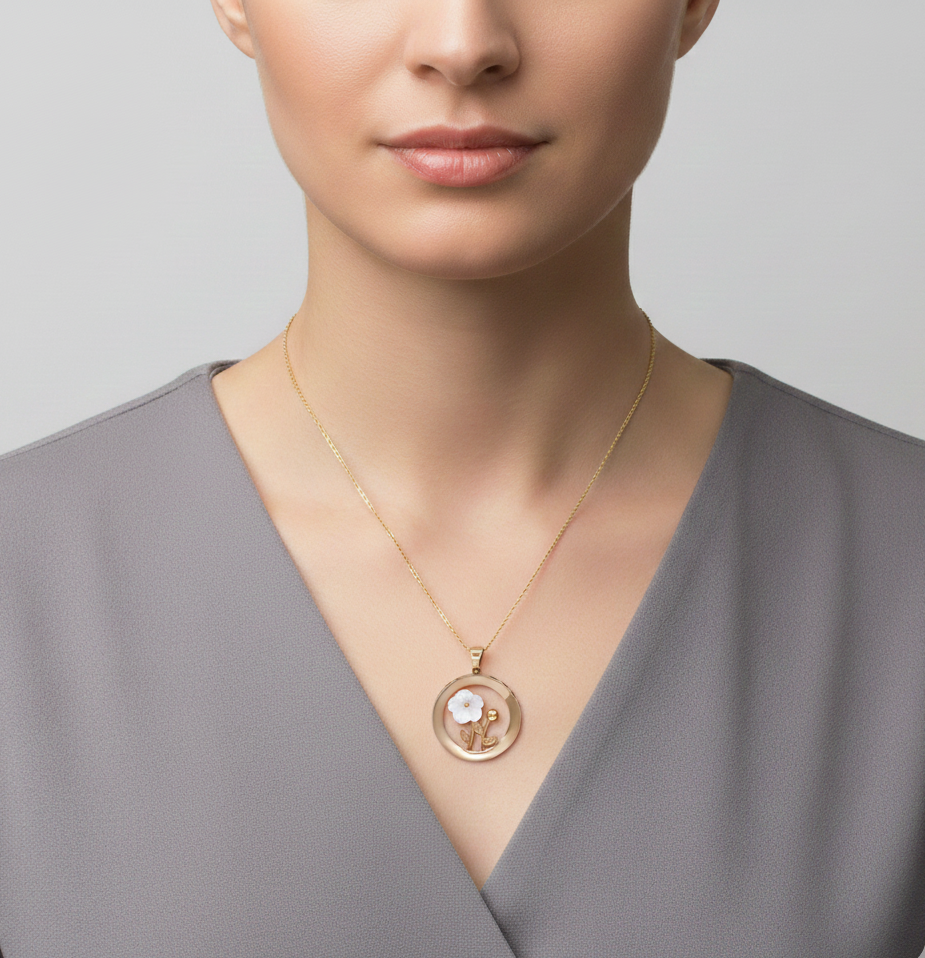 پلاک طلا بدون نگین