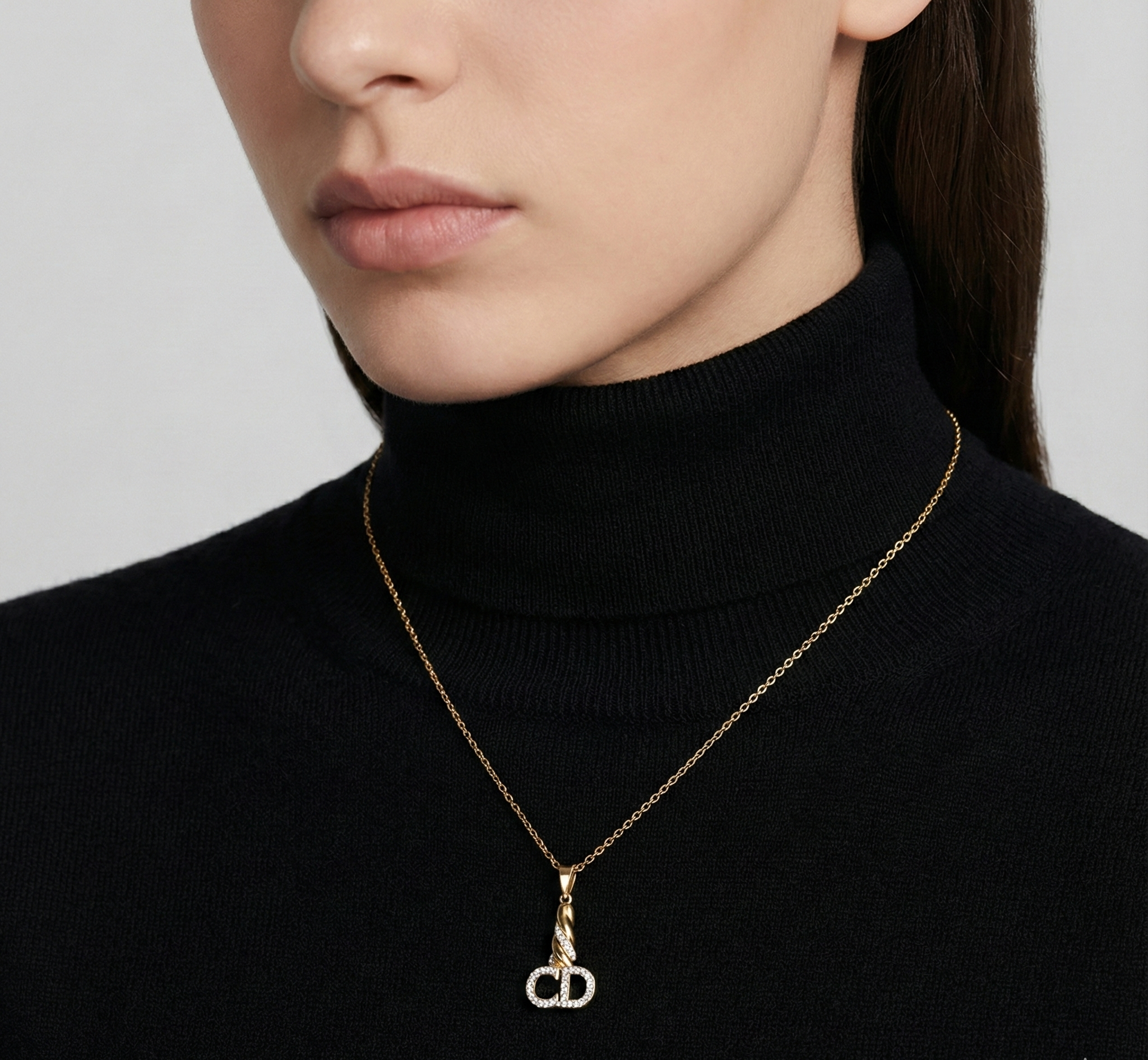 پلاک طلا نگین دار