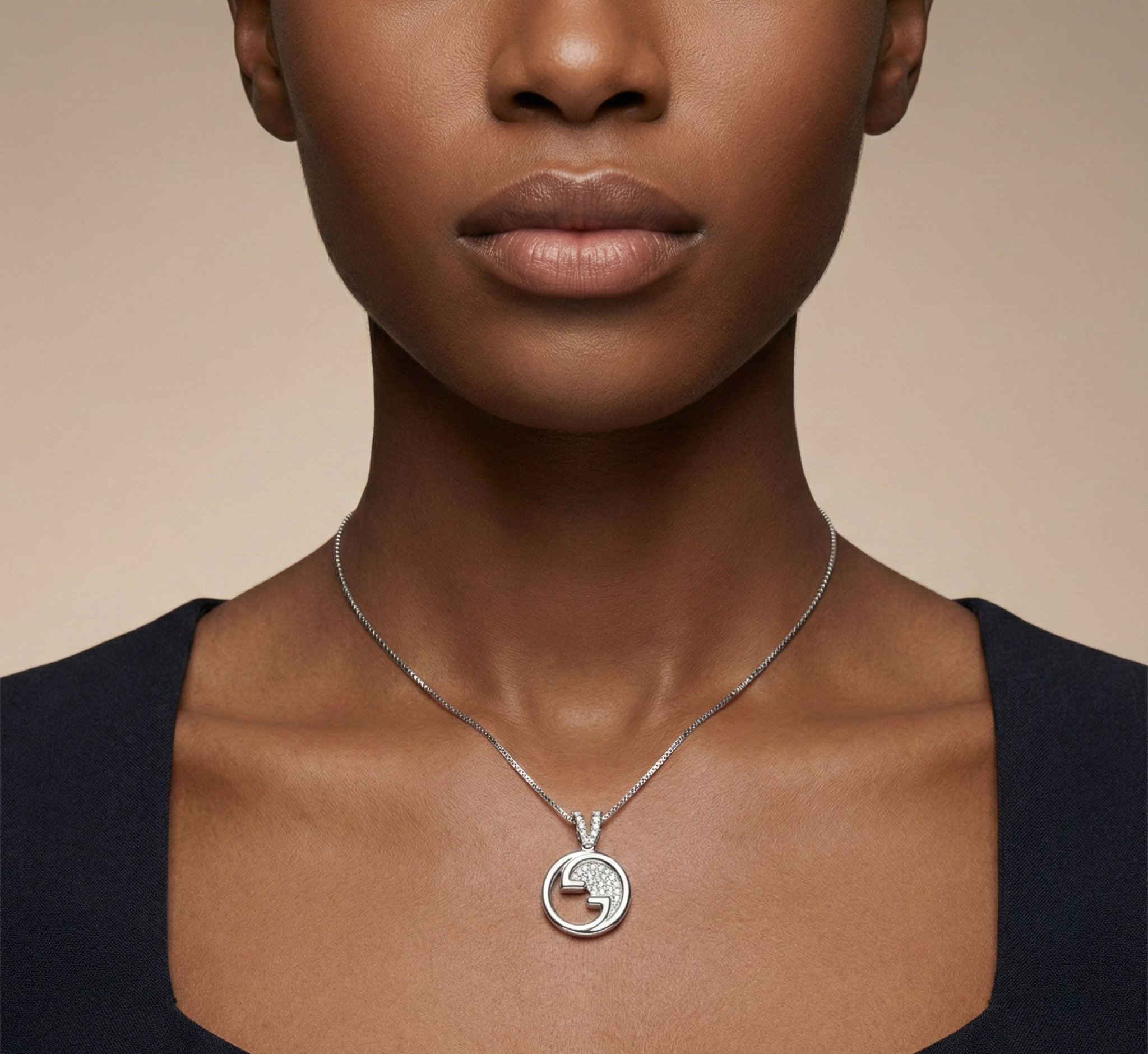 پلاک طلا نگین دار