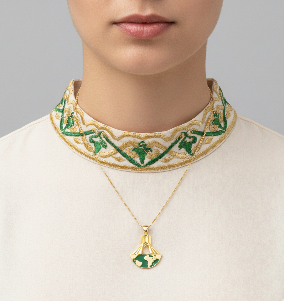 پلاک طلا بدون نگین