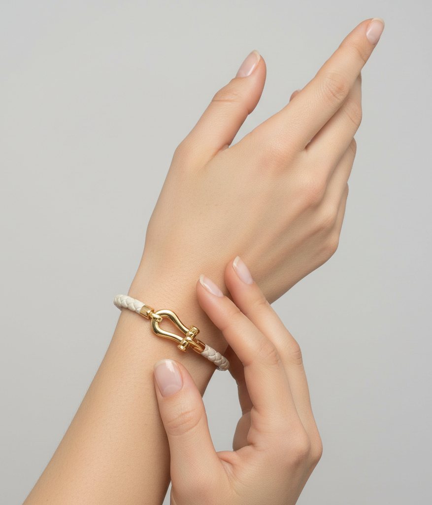 دستبند طلا بدون نگین