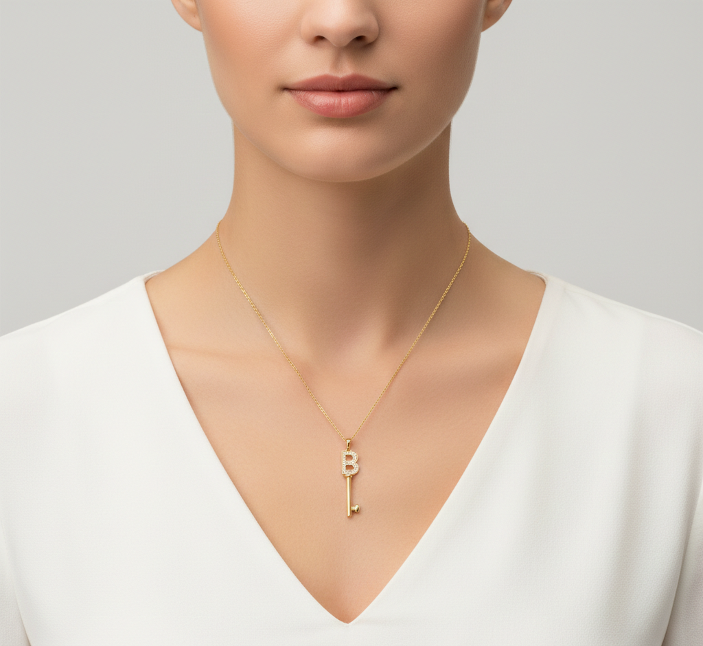 پلاک طلا نگین دار