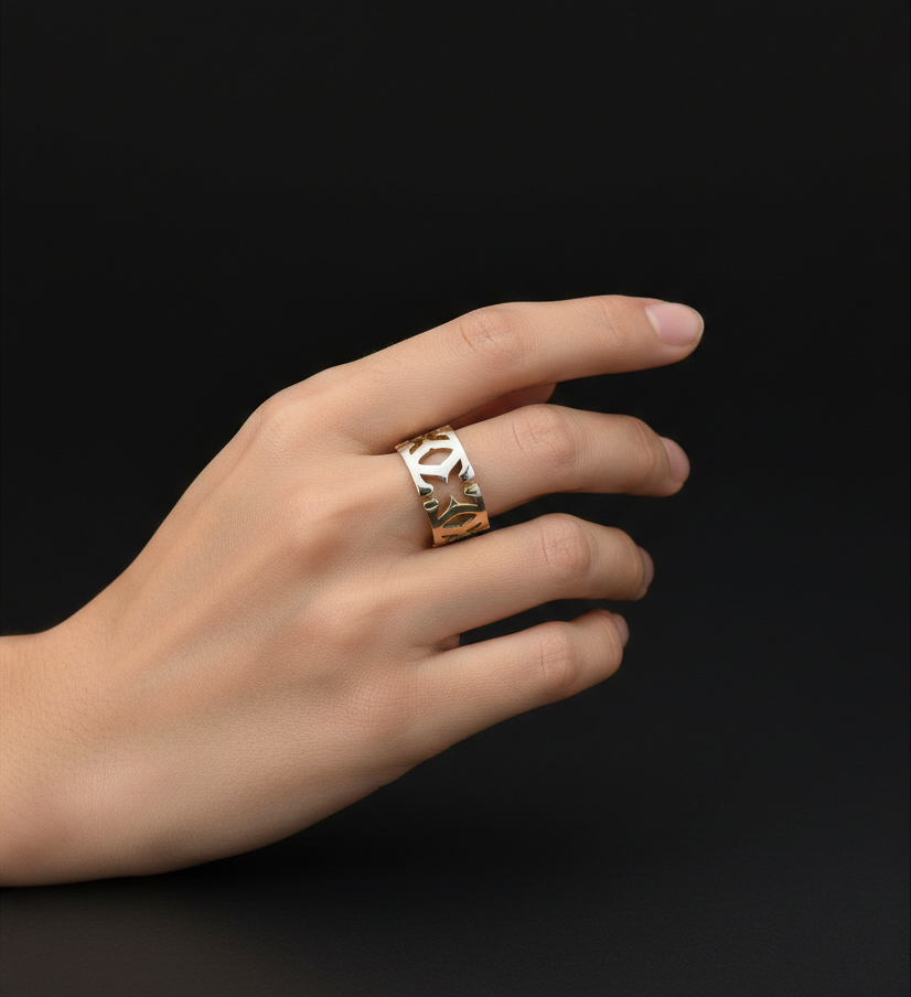 انگشتر طلا بدون نگین