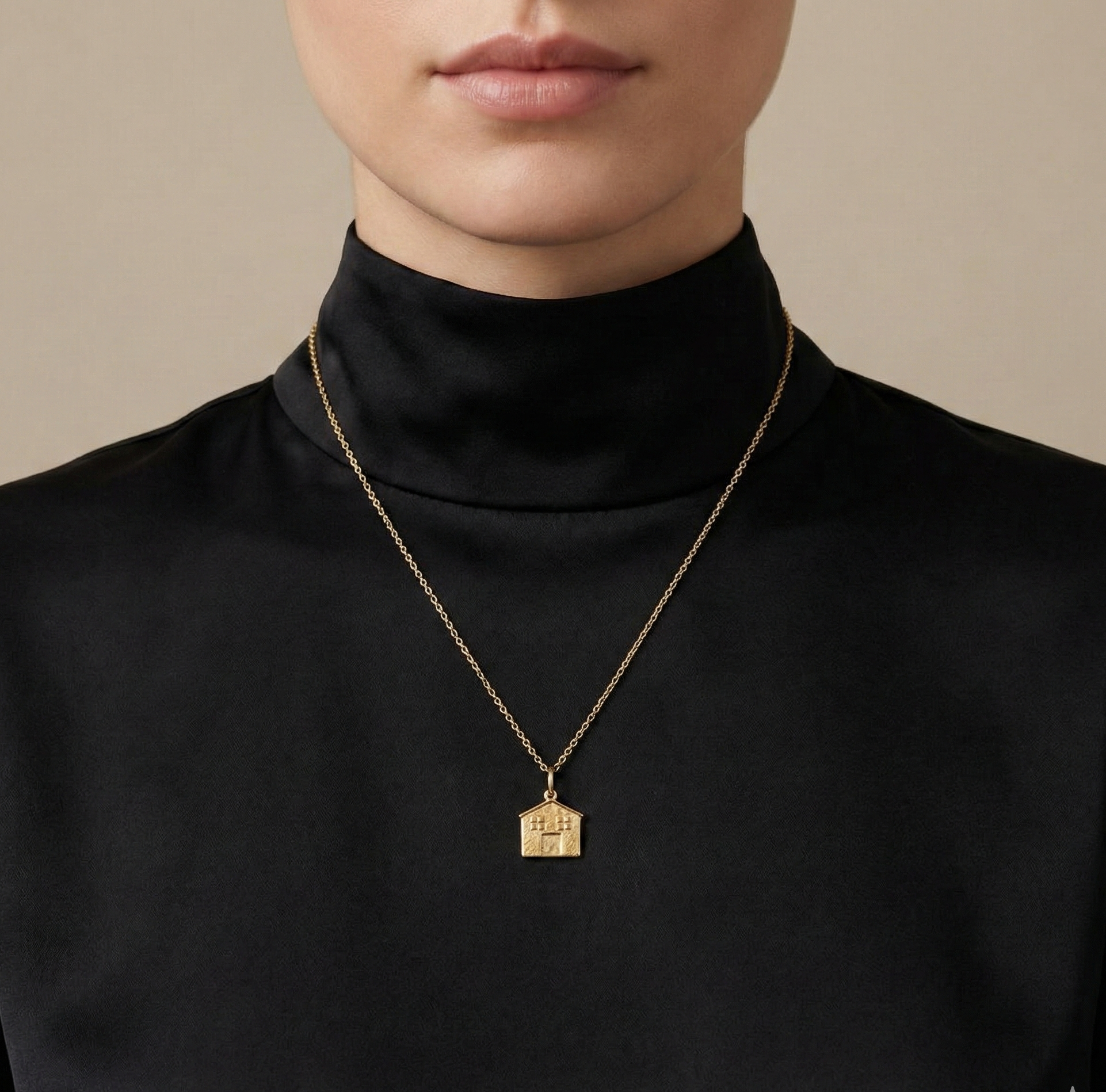 پلاک طلا بدون نگین