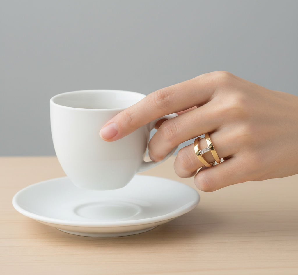 انگشتر طلا نگین دار