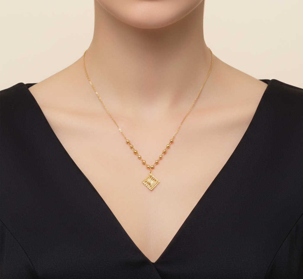 گردنبند طلا بدون نگین