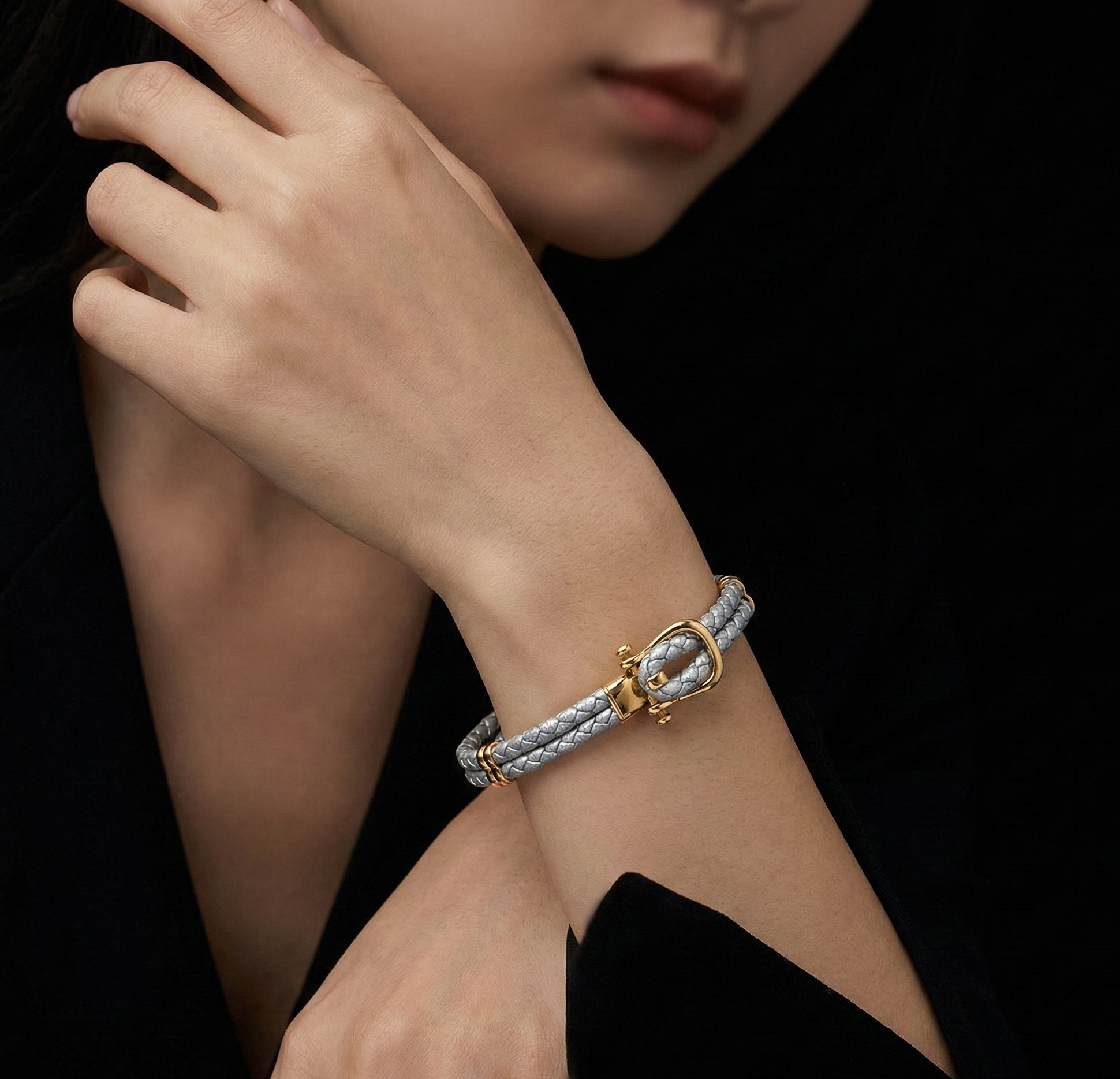 دستبند طلا بدون نگین