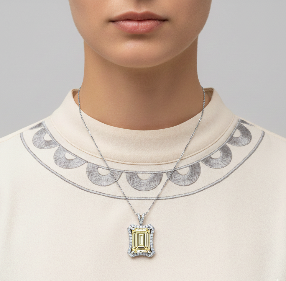 پلاک طلا نگین دار