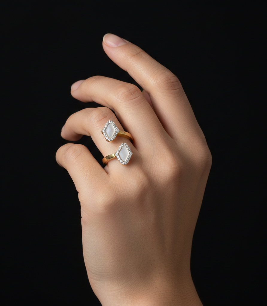 انگشتر طلا نگین دار