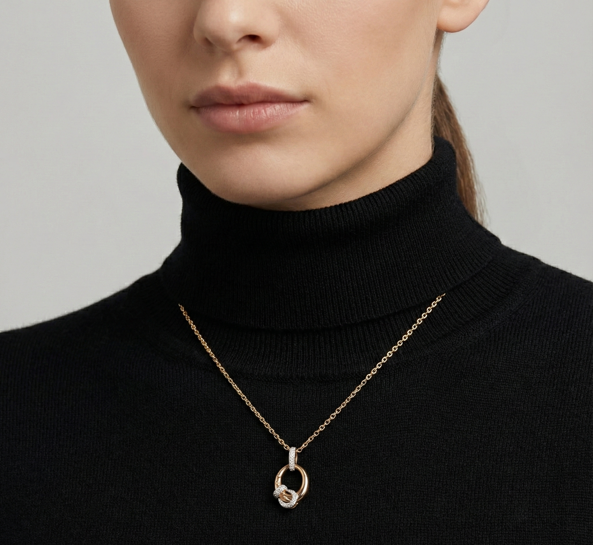 پلاک طلا نگین دار