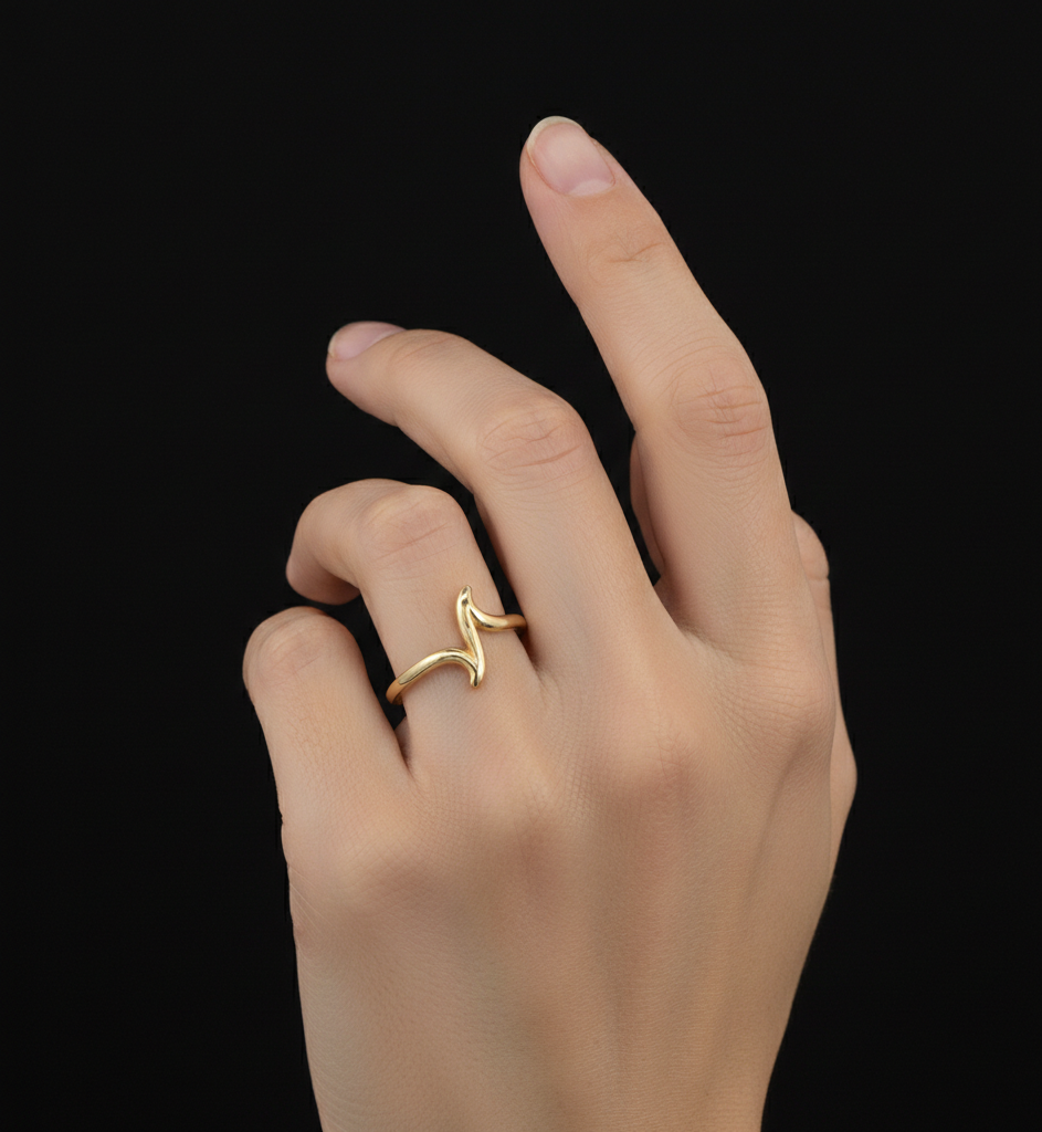 انگشتر طلا بدون نگین