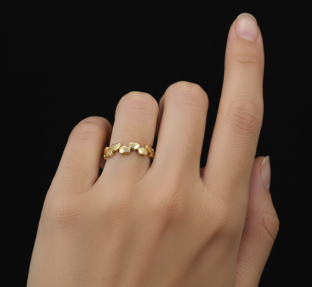 انگشتر طلا بدون نگین