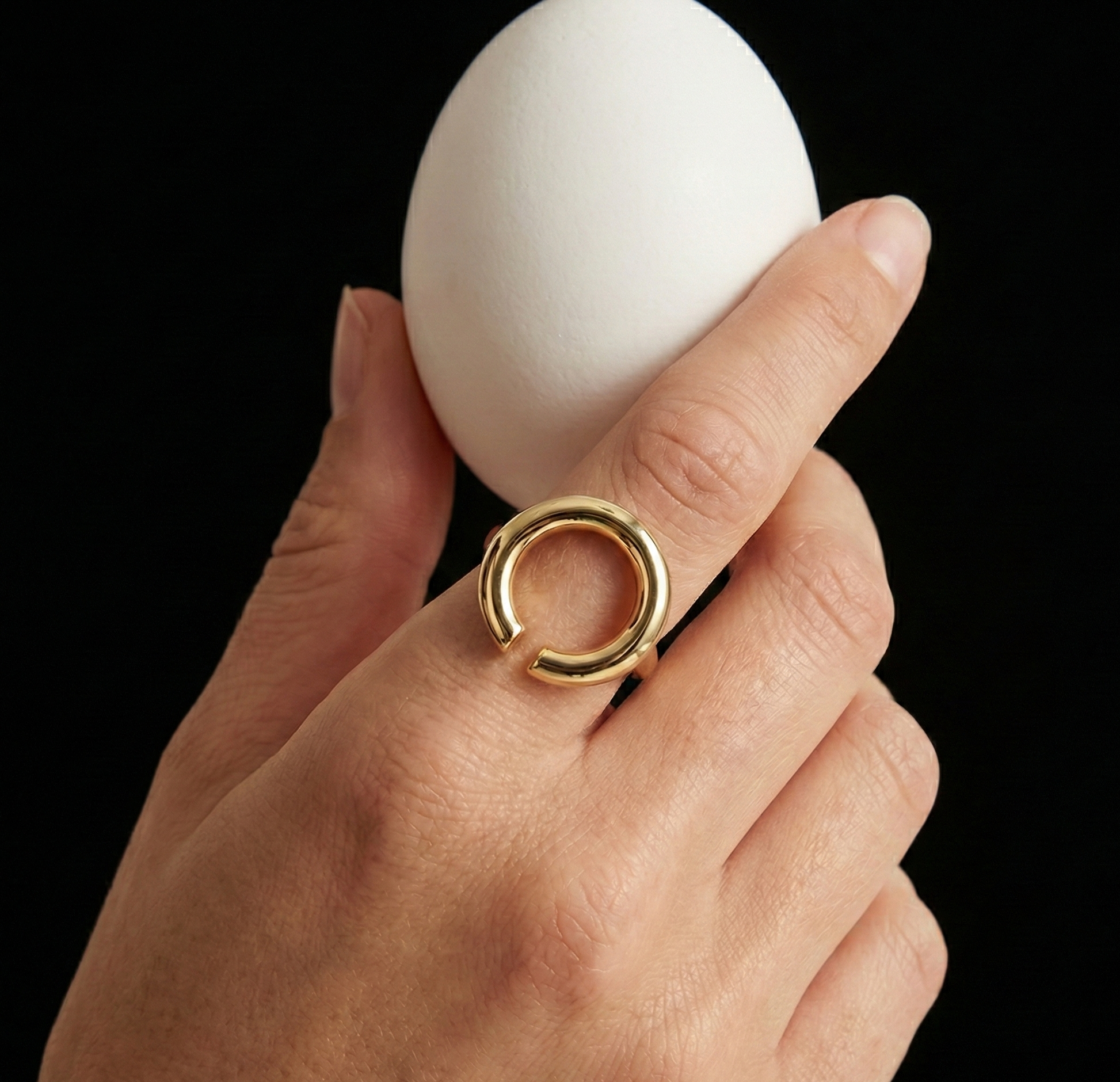 انگشتر طلا بدون نگین