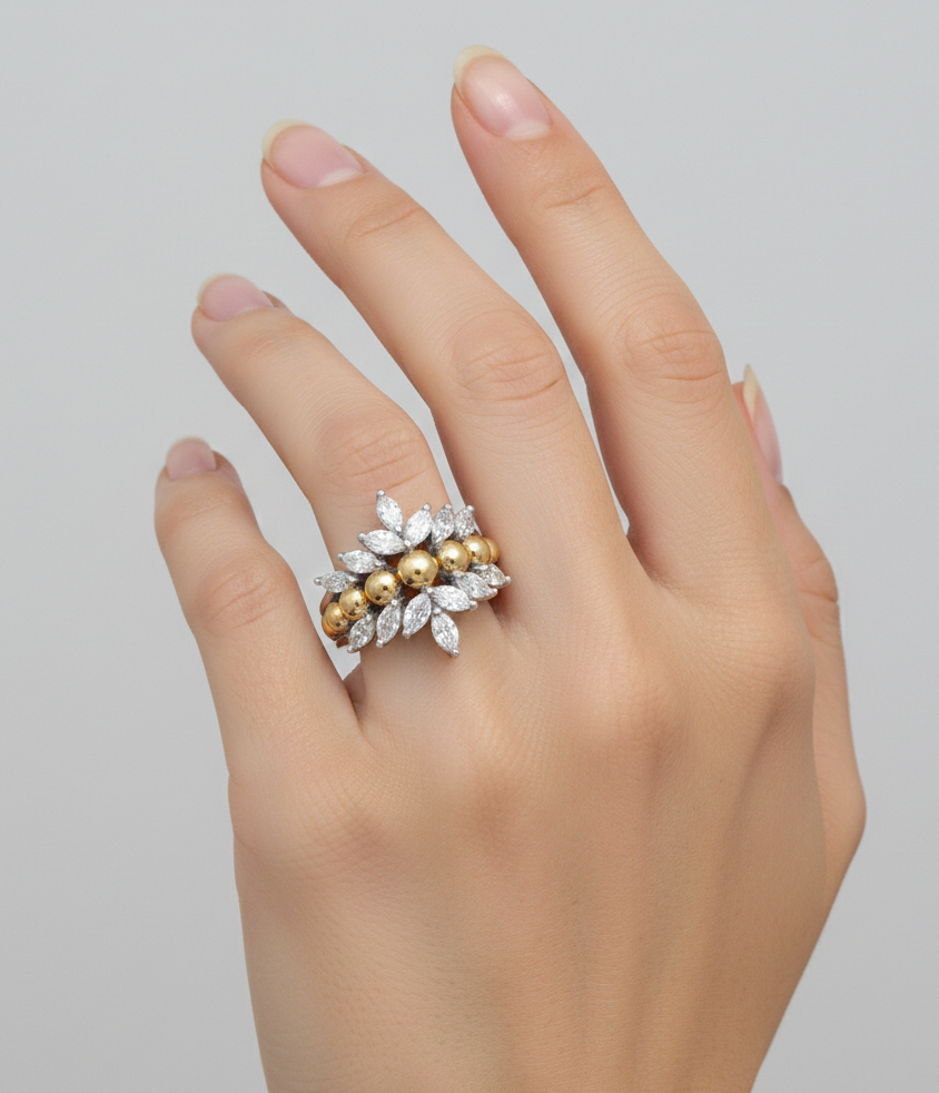 انگشتر طلا نگین دار