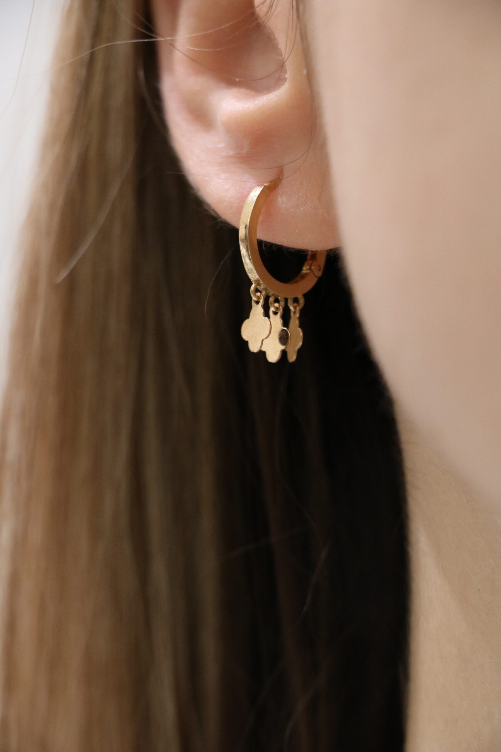 گوشواره طلا بدون نگین