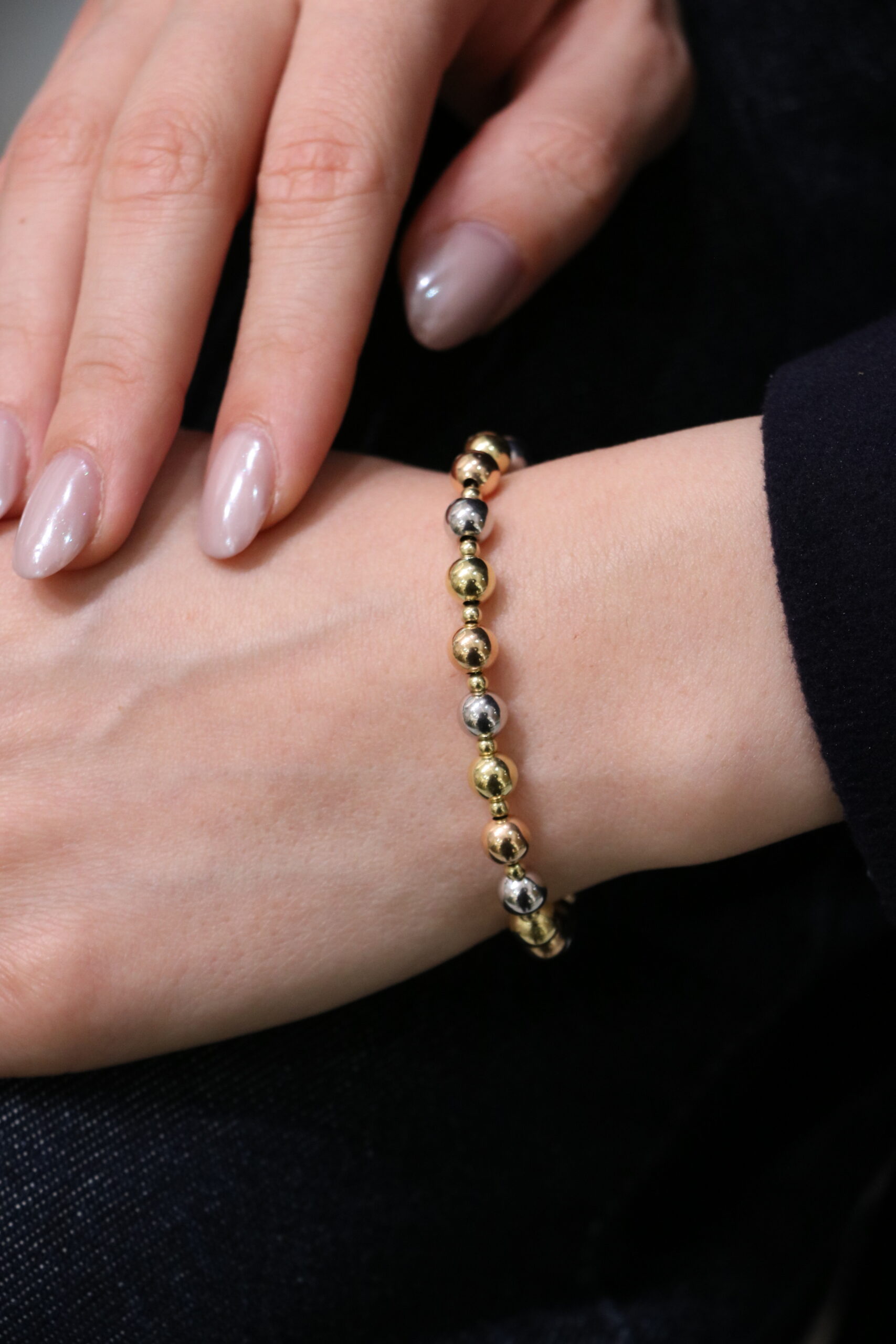 دستبند طلا بدون نگین