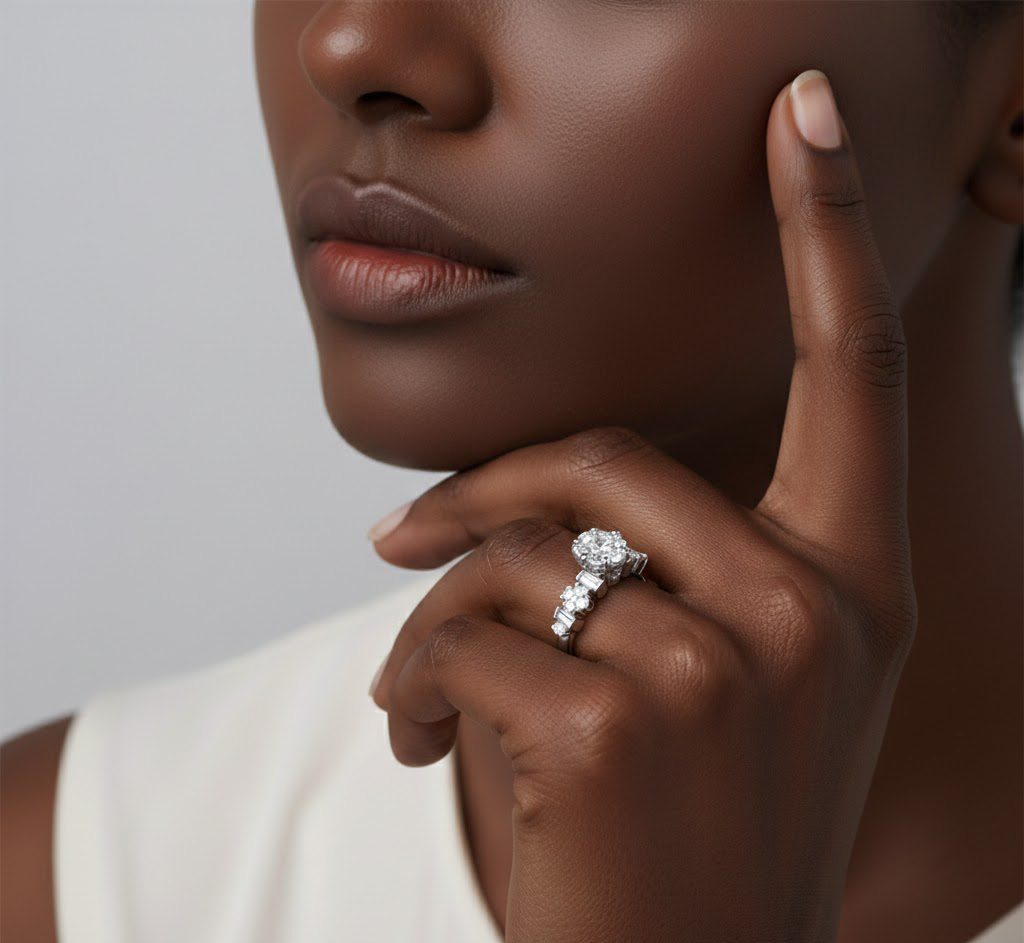 انگشترطلا نگین دار