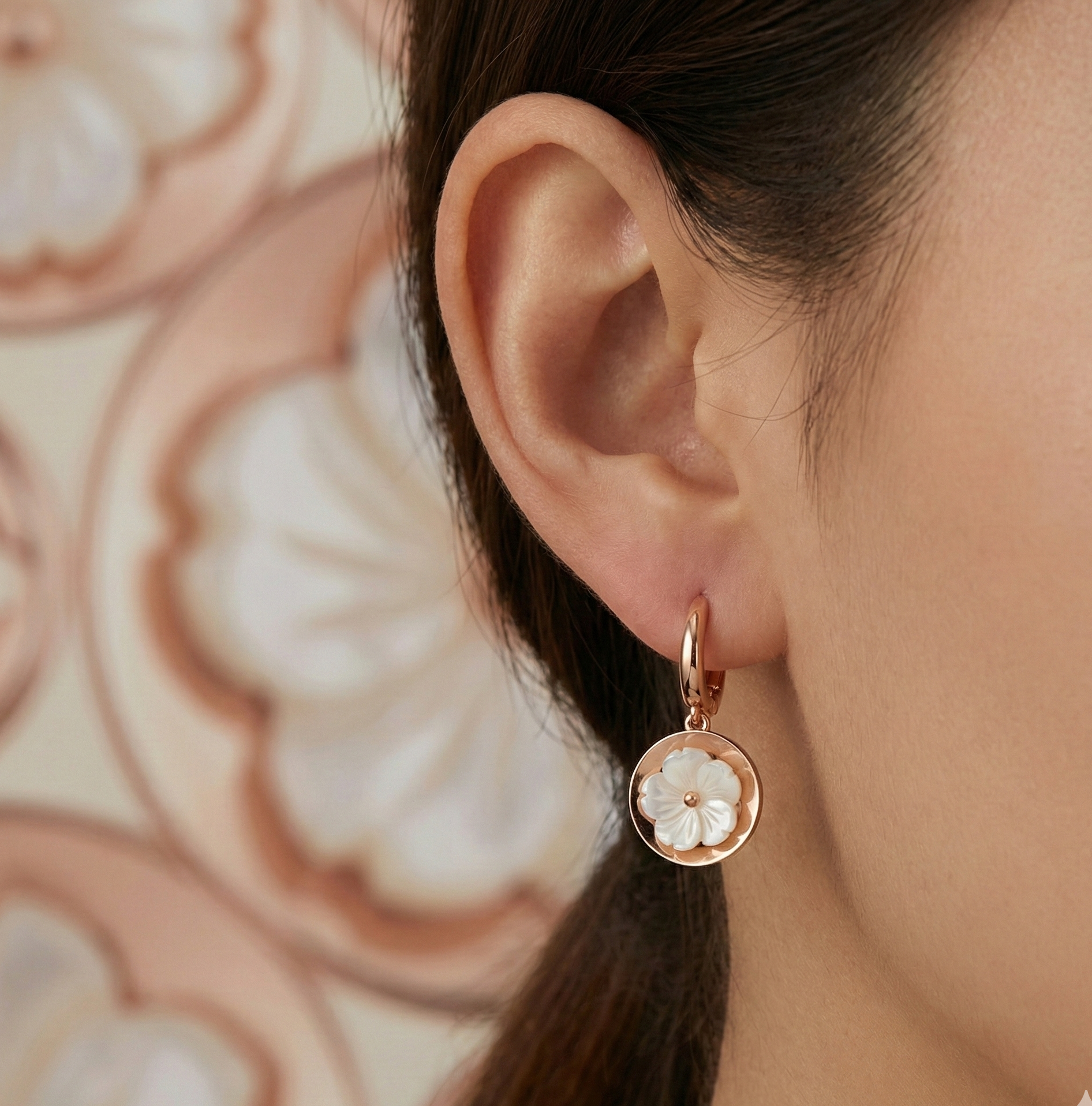 گوشواره طلا بدون نگین