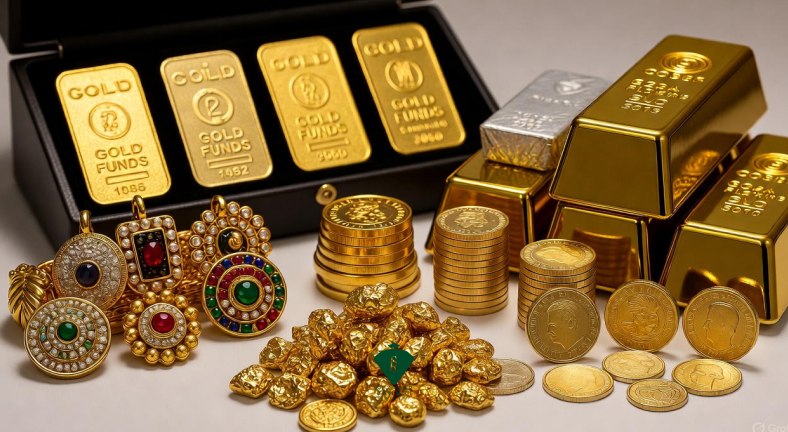 ارزیابی و مقایسه انواع طلا برای سرمایهگذاری