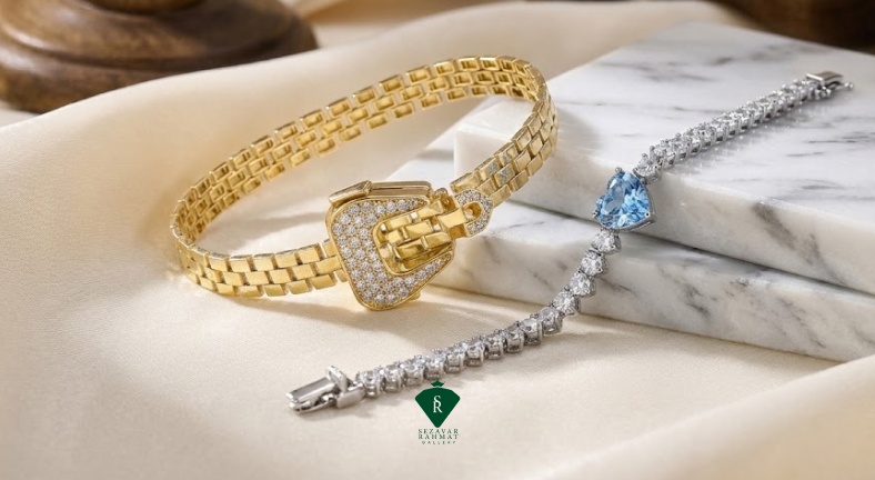 قدم چهارم: انتخاب اندازه و سایز دستبند طلا