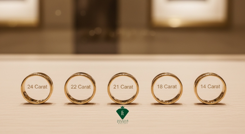 جدول عیارهای رایج طلا در ایران و جهان