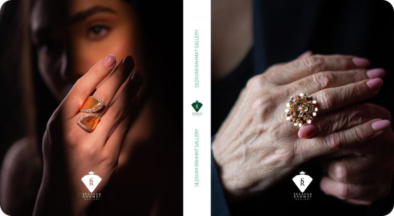 انگشتر طلا نگین دار