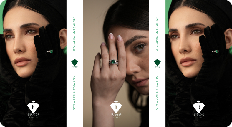 انگشتر طلا زمرد