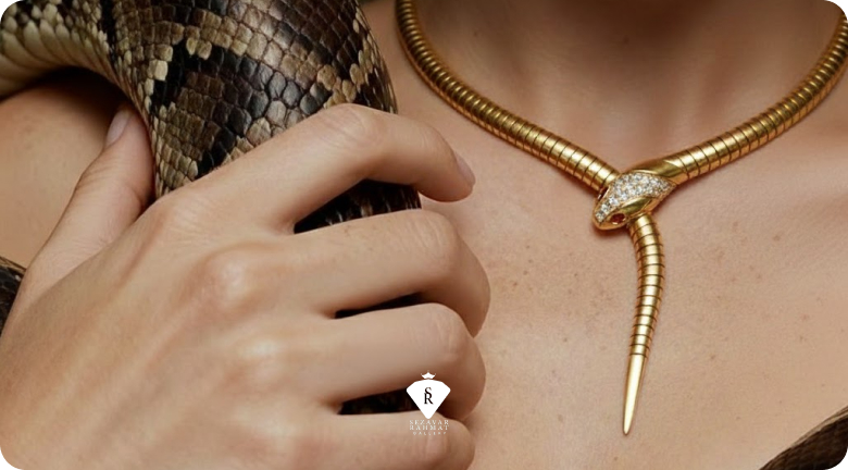 گردنبند طلا بولگاری