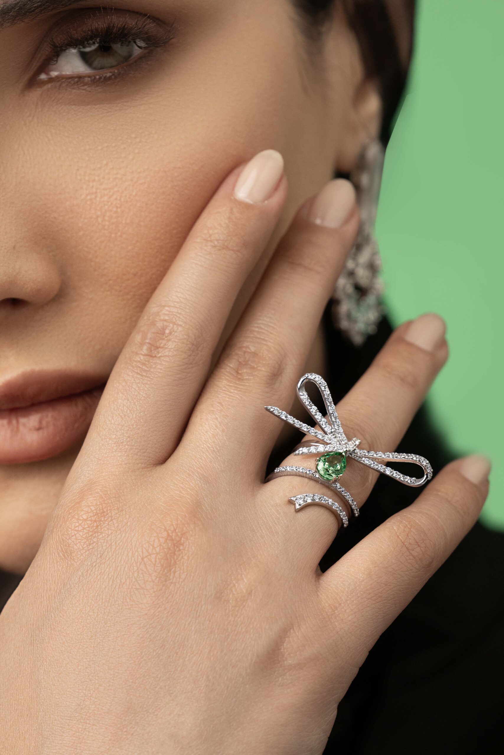 انگشتر طلا نگین دار