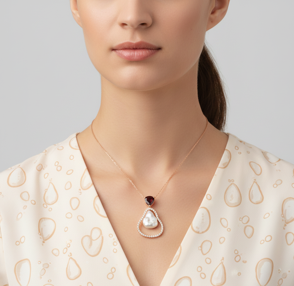 پلاک طلا مروارید