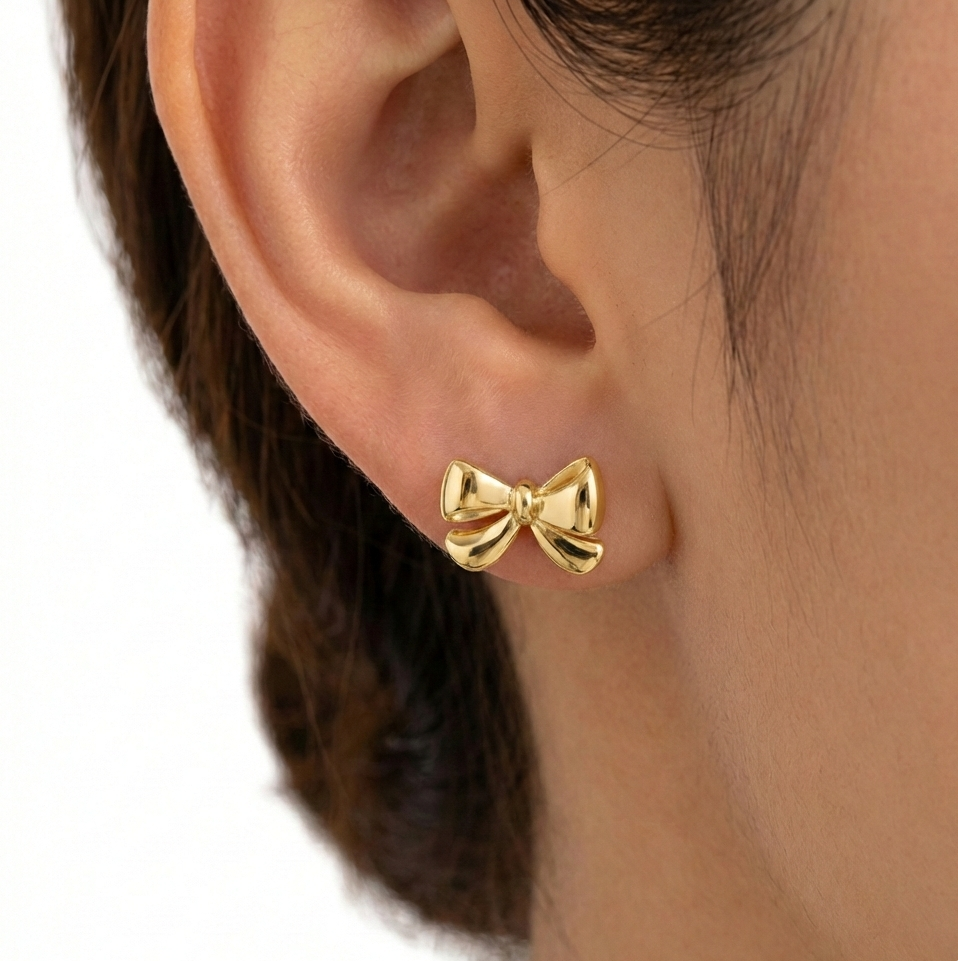 گوشواره طلا بدون نگین