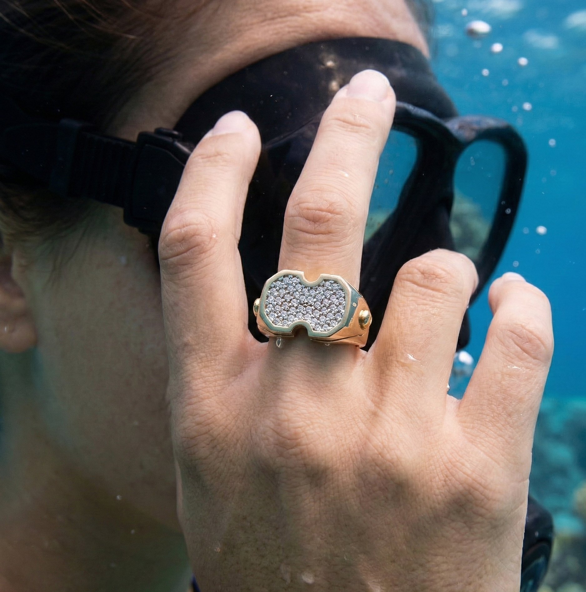 انگشتر طلا نگین دار